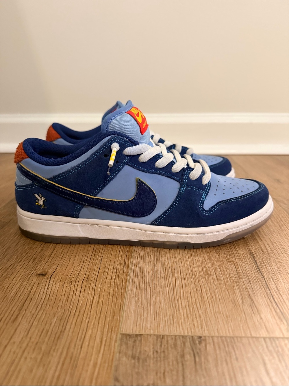 Nike SP Dunk Pro Blue Low-Top Sneakers - Light & Navy Blue
